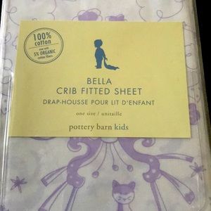 100% cotton Fitted crib sheet